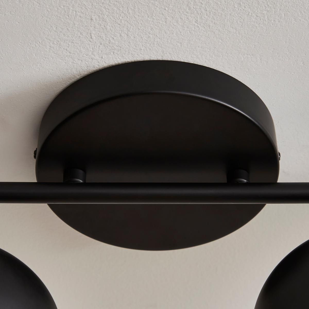 Keko 4 Light Adjustable Spotlight Black – image 4