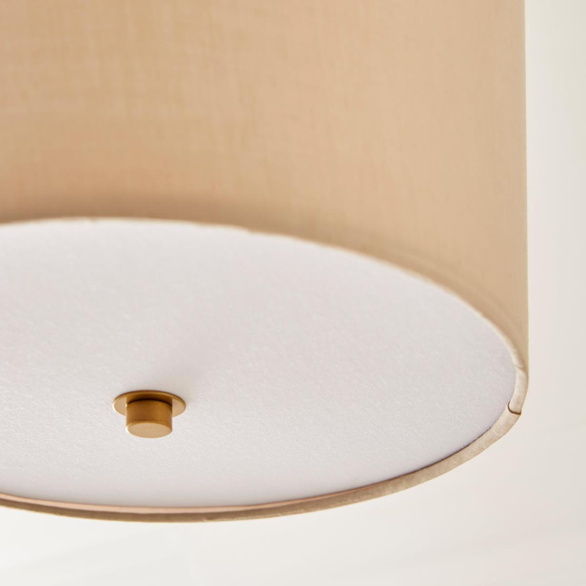 Prescot Flush Light Ceiling Fitting Natural – image 3