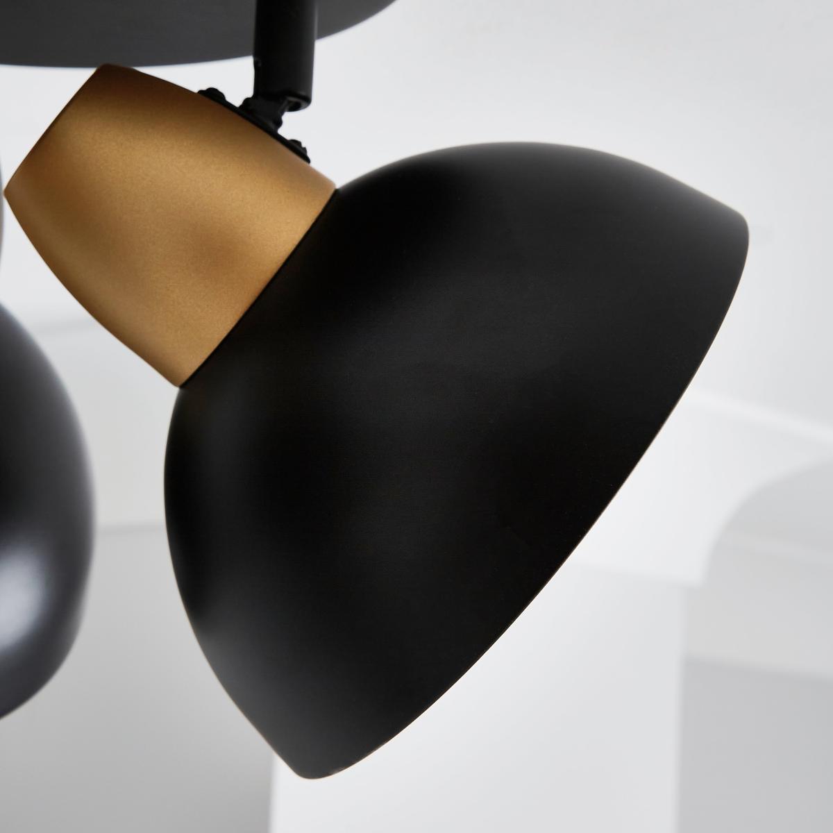 Haus 3 Light Spotlight Black/Gold – image 3