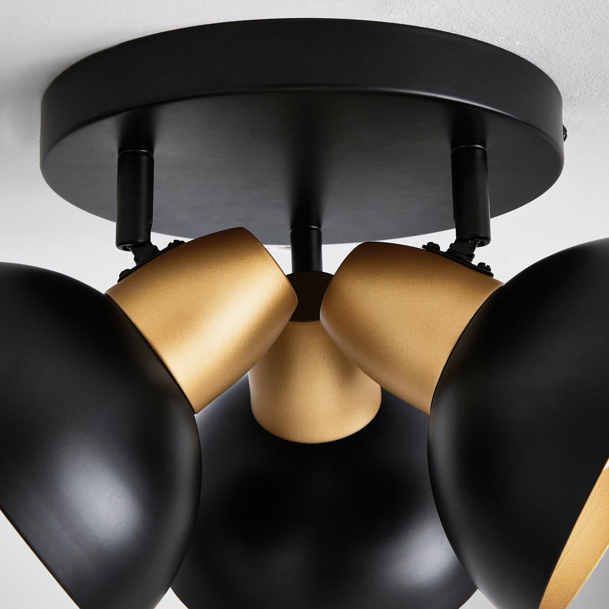 Haus 3 Light Spotlight Black/Gold – image 4