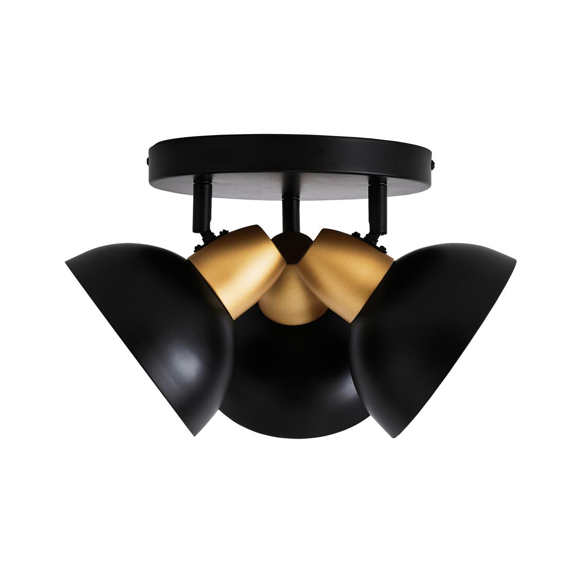 Haus 3 Light Spotlight Black/Gold – image 5