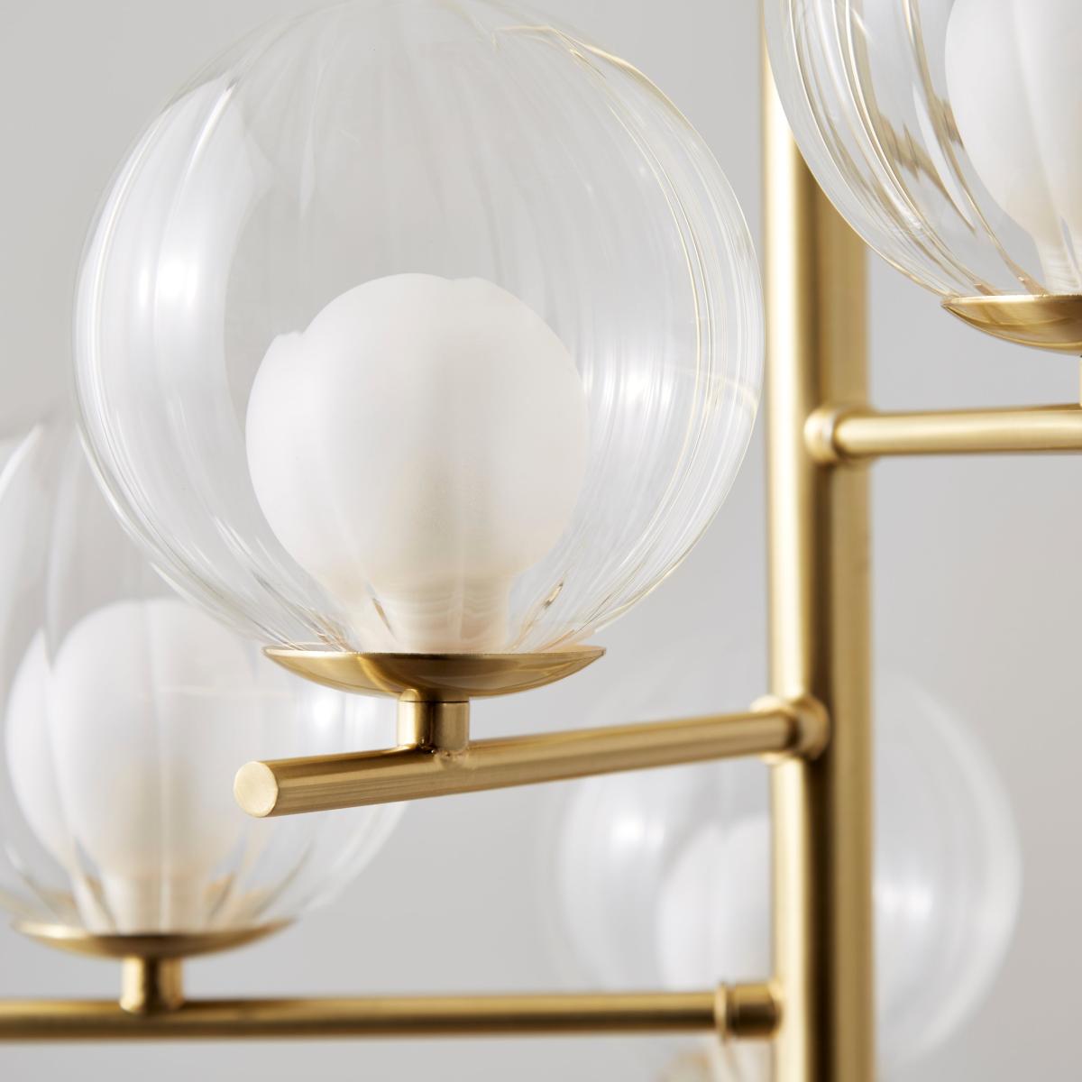 Leirah Ribbed Cluster Ceiling Light Gold – image 3