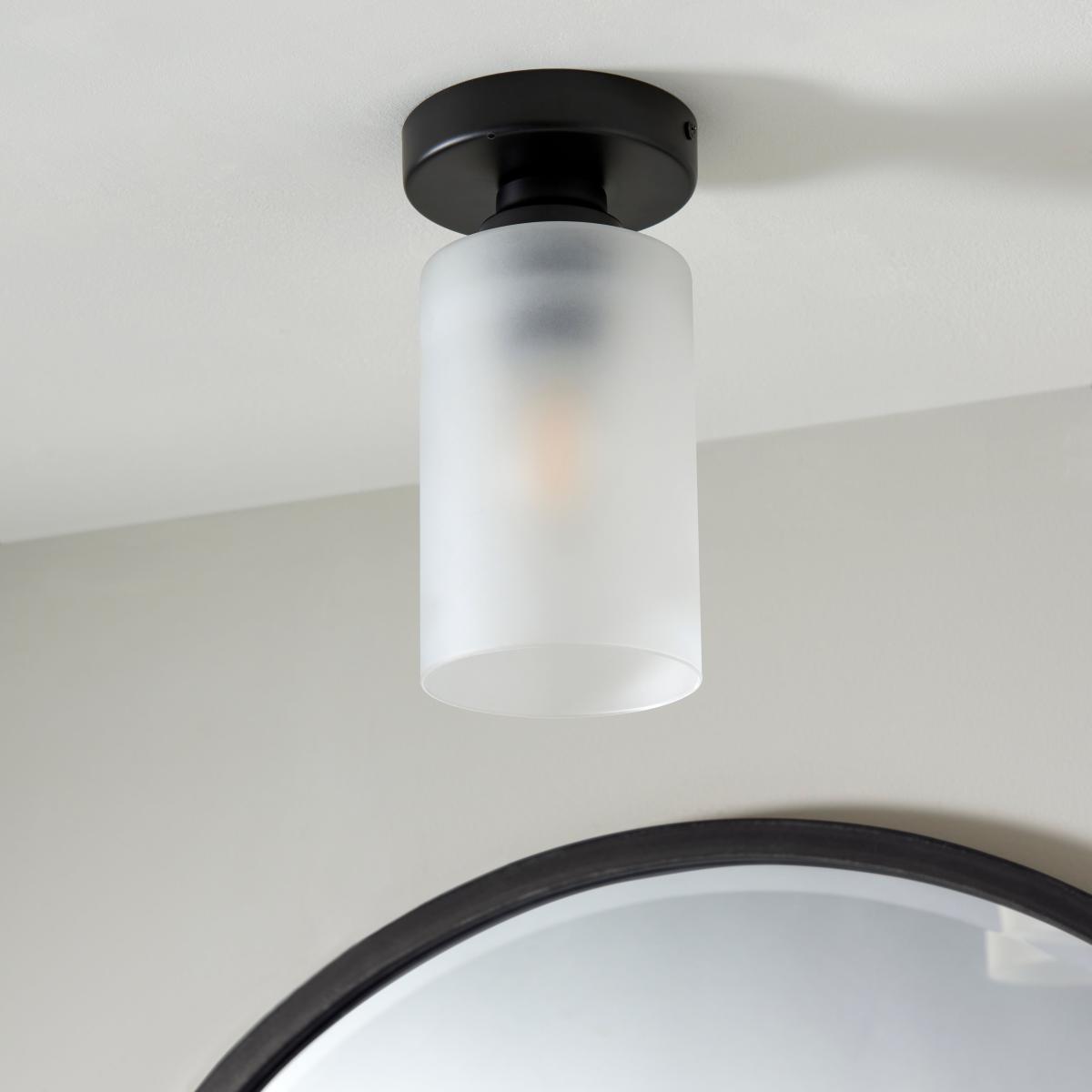 Fryer Bathroom Flush Fitting Black Frosted Black – image 2