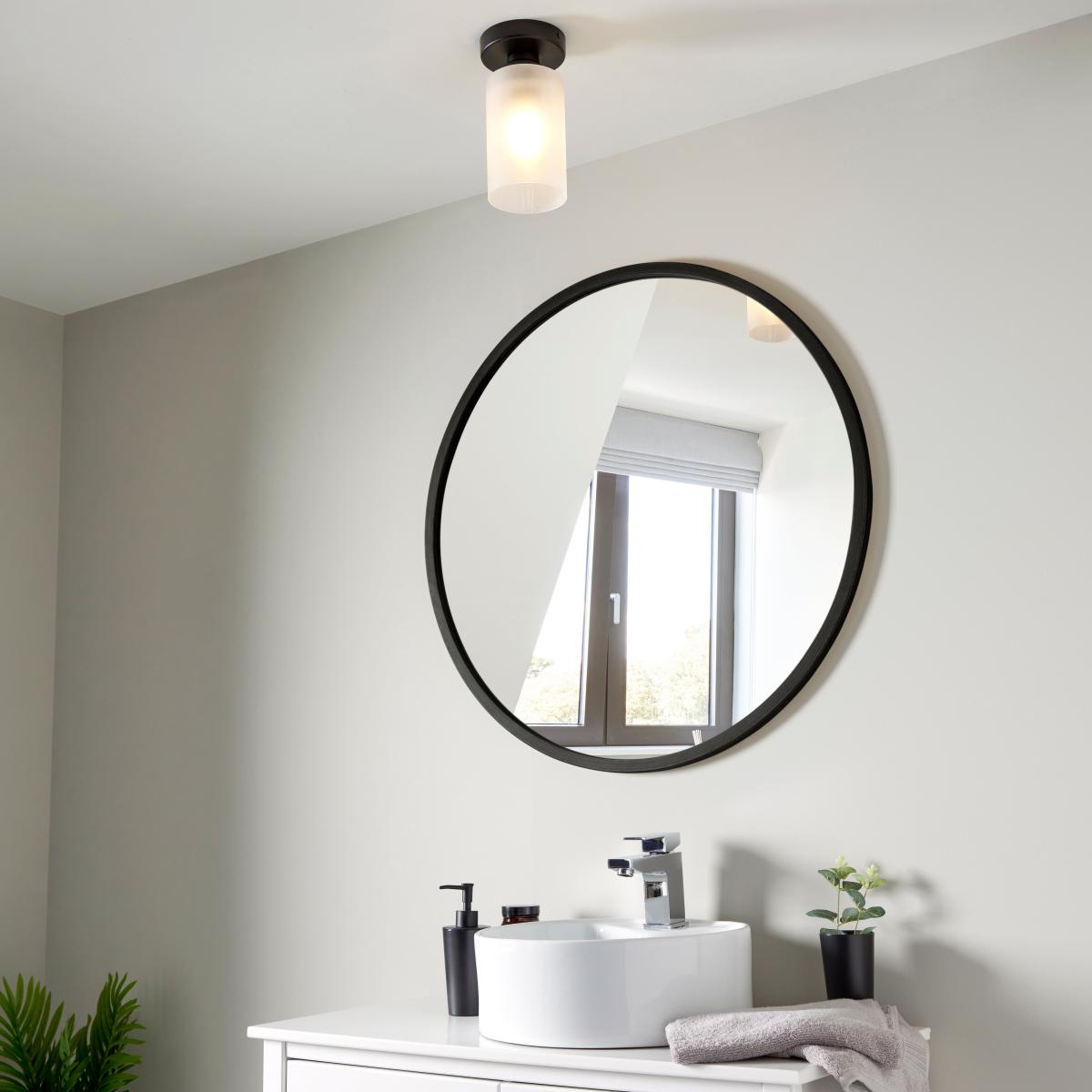 Fryer Bathroom Flush Fitting Black Frosted Black – image 3