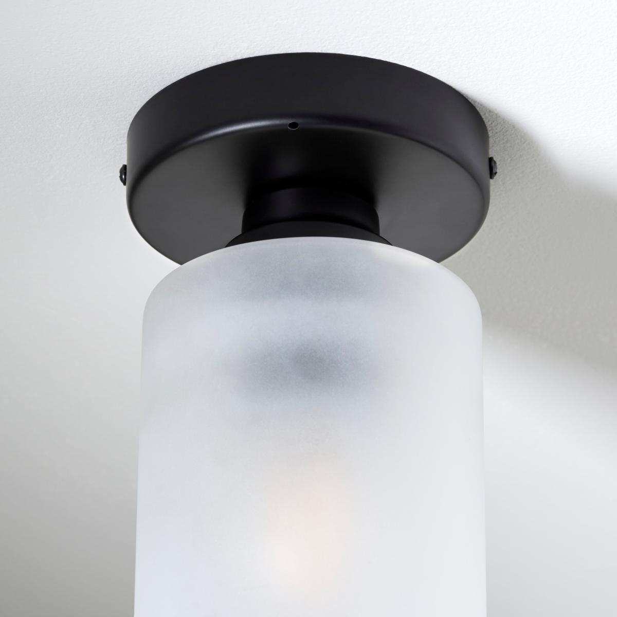 Fryer Bathroom Flush Fitting Black Frosted Black – image 4