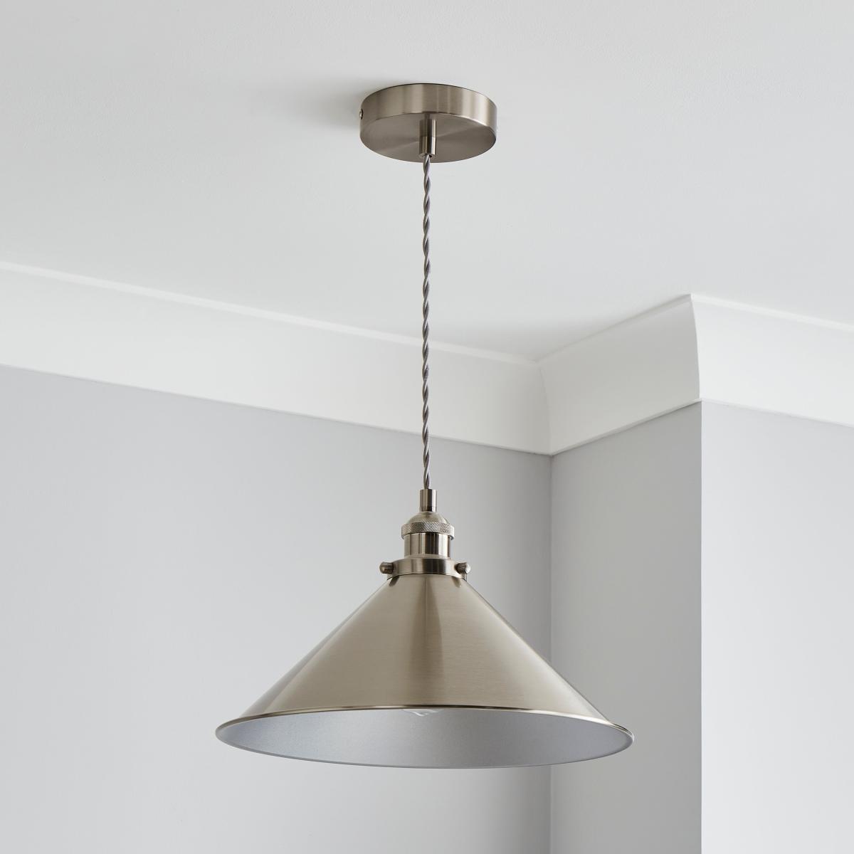 Logan 1 Light Ceiling Fitting Grey – image 2