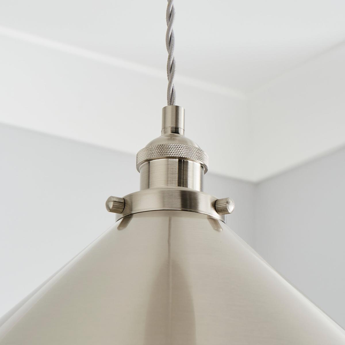 Logan 1 Light Ceiling Fitting Grey – image 3