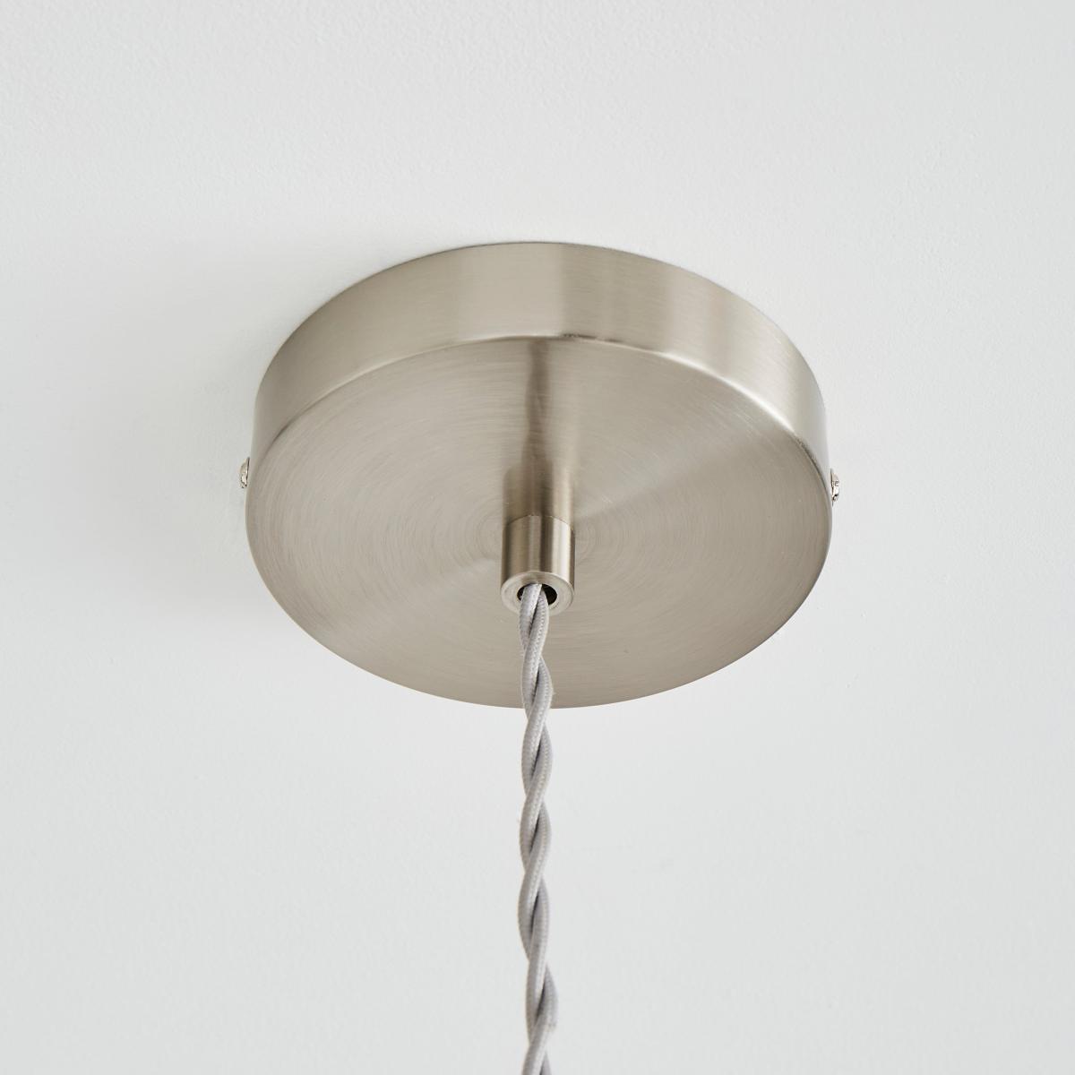Logan 1 Light Ceiling Fitting Grey – image 4