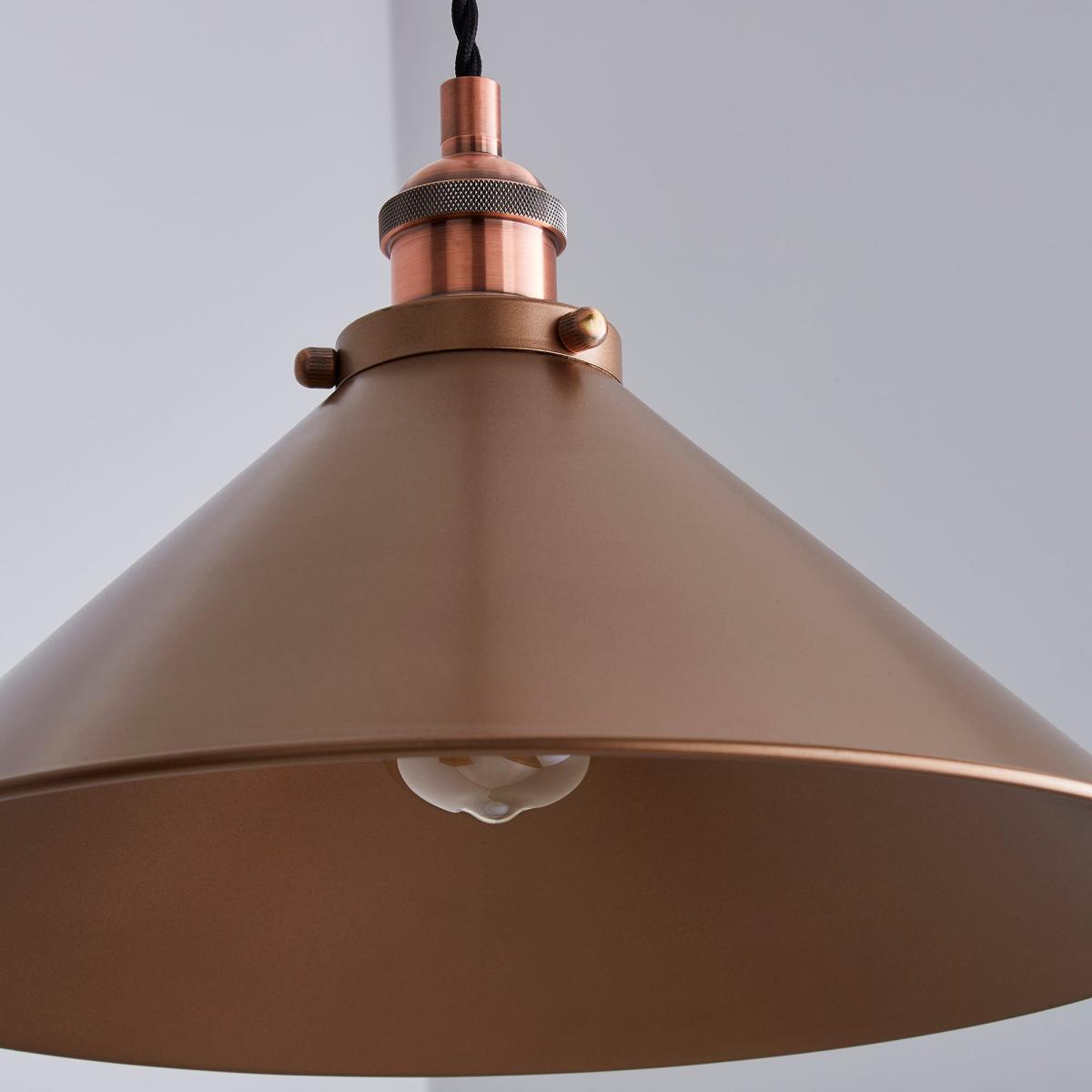 Logan 1 Light Ceiling Fitting Grey – image 7