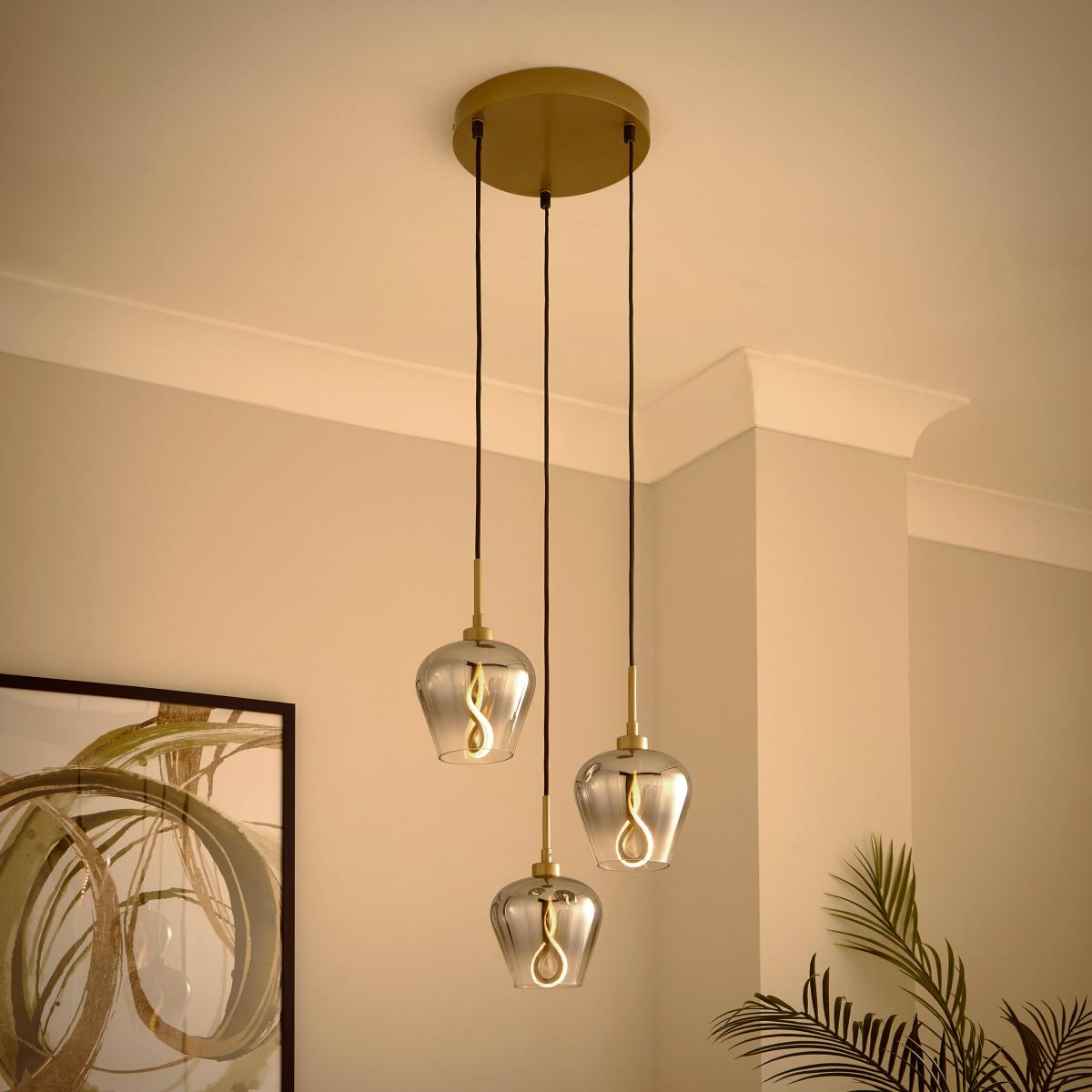 Aurora 3 Light LED Cluster Ceiling Light – image 2