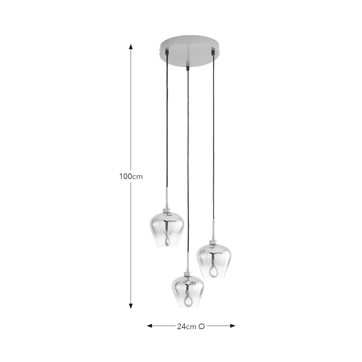 Aurora 3 Light LED Cluster Ceiling Light – image 5