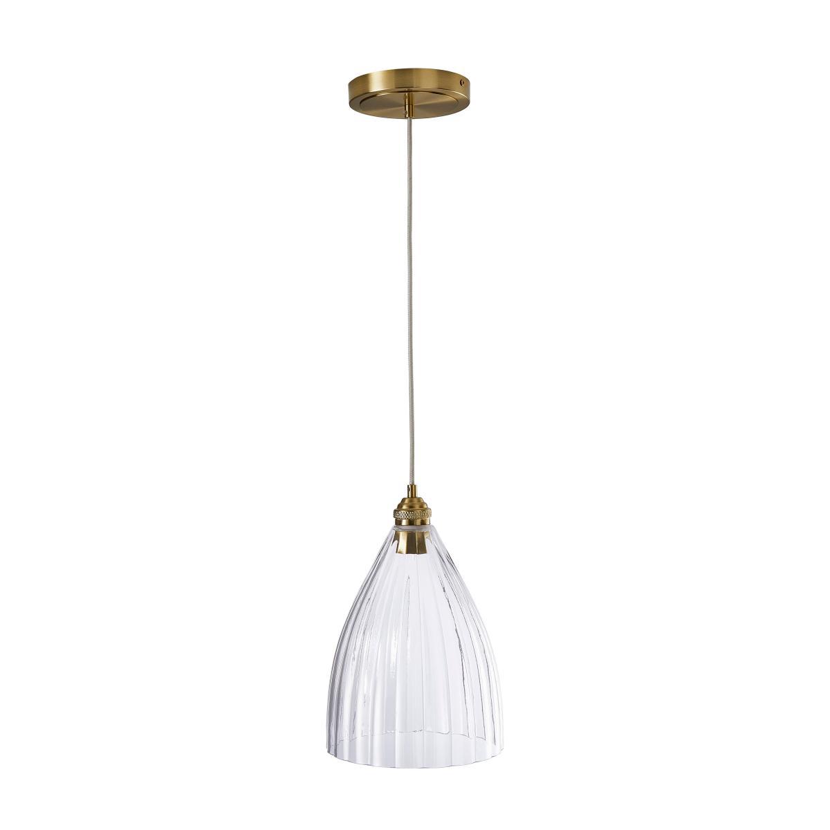 Churchgate Allexton Glass Ceiling Fitting Brass – image 5