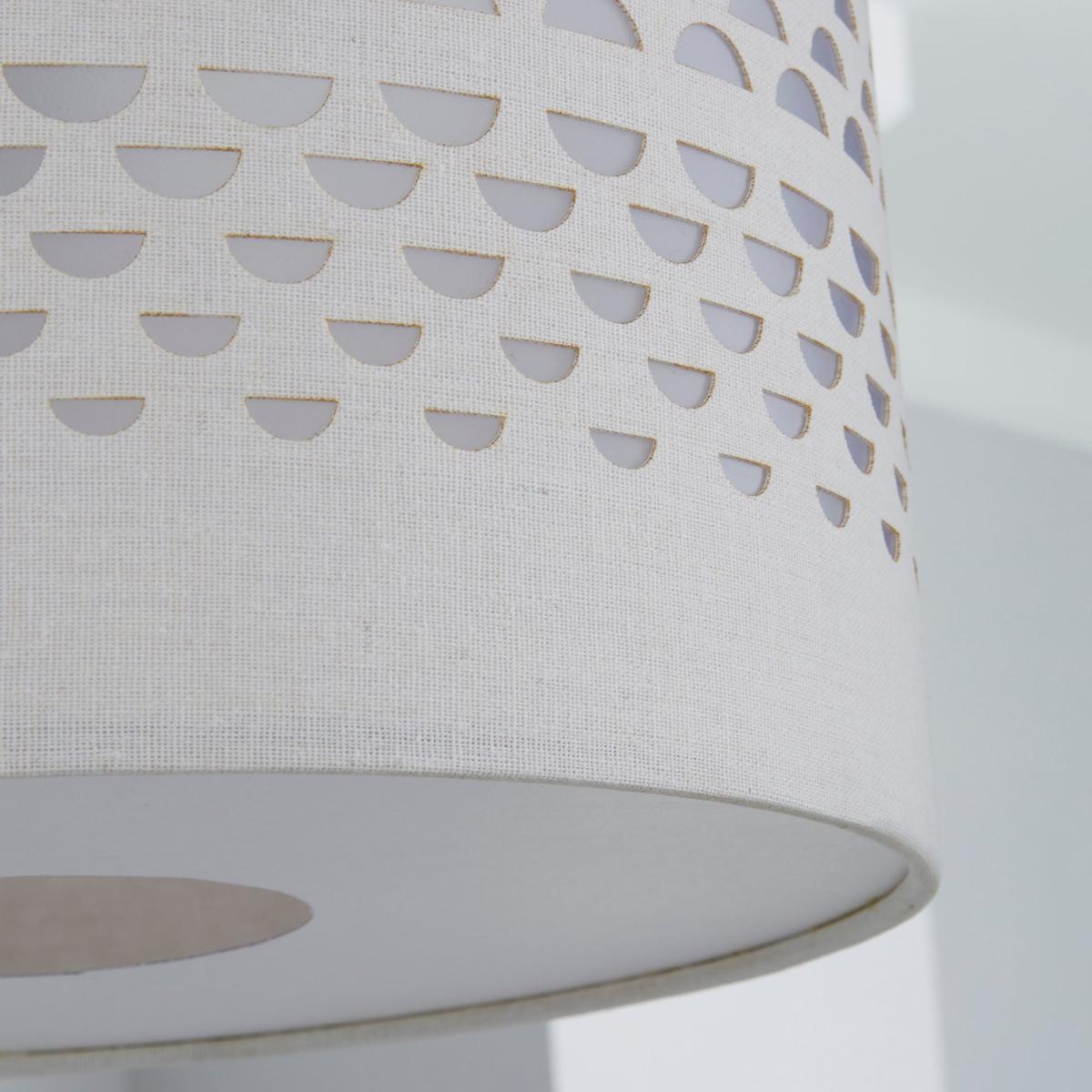 Hanbury Cut Out 30cm Drum Ivory Shade Ivory (White) – image 3