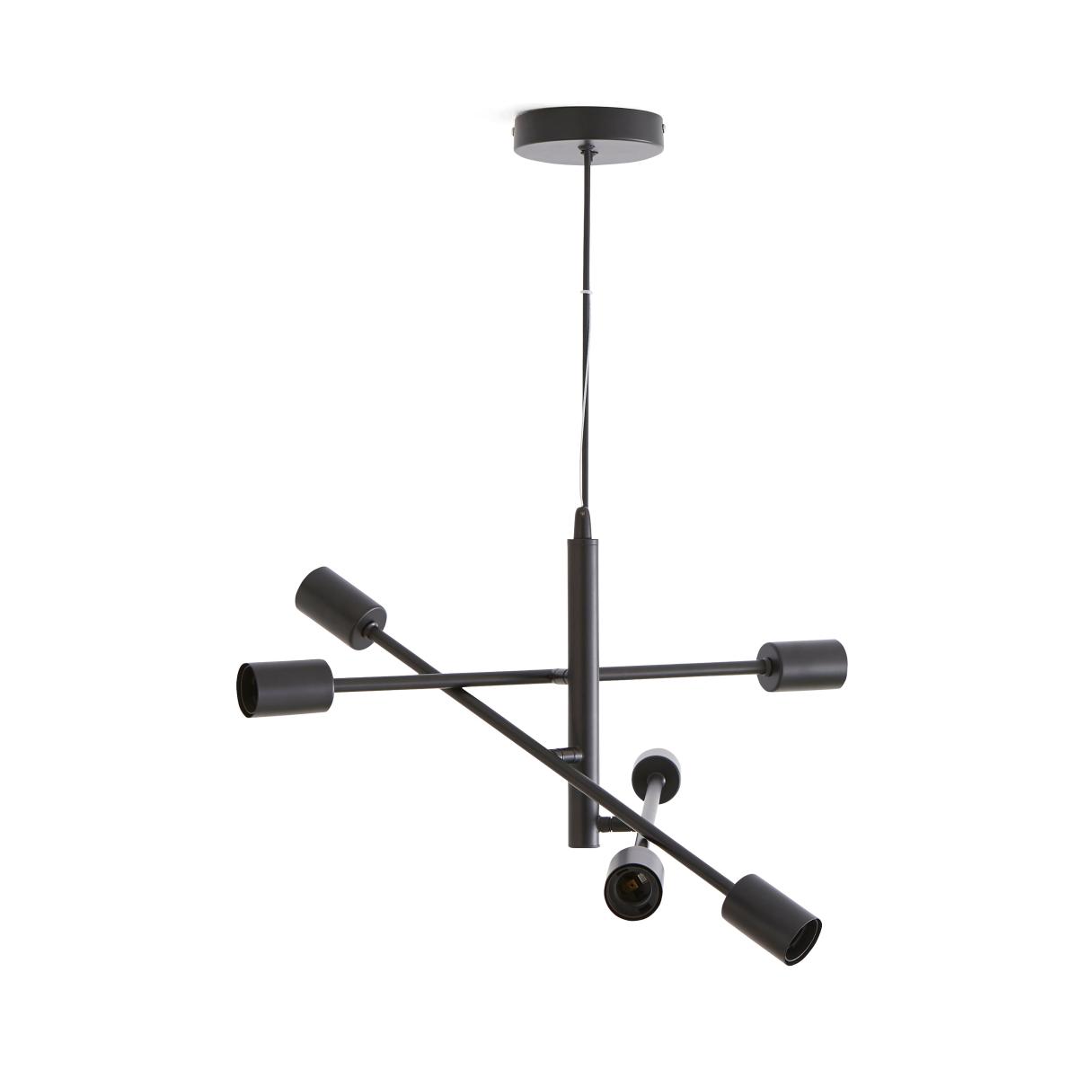 Koppla 6 Light Pendant Ceiling Fitting Black – image 5