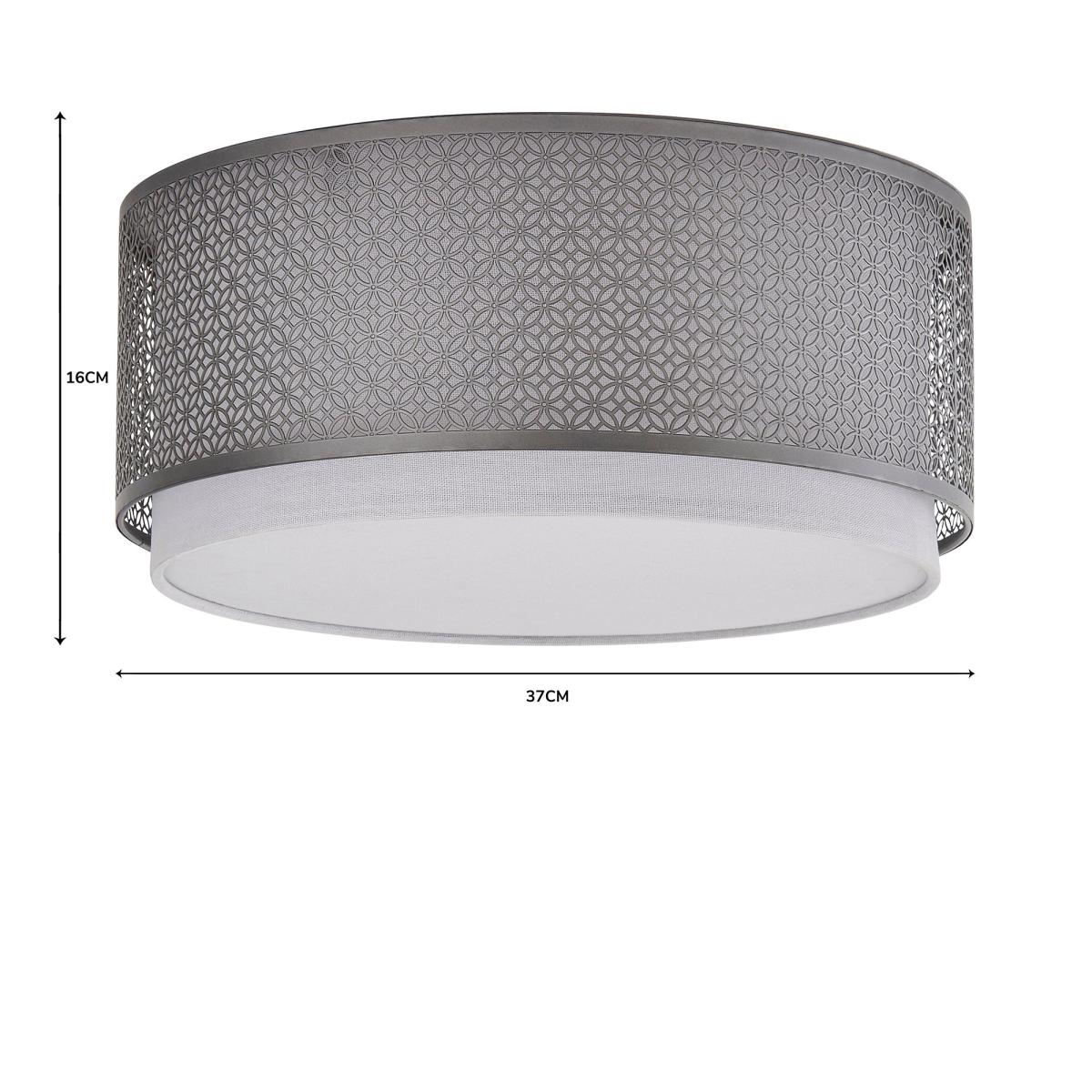 Vienna Flush Ceiling Fitting Champagne – image 5