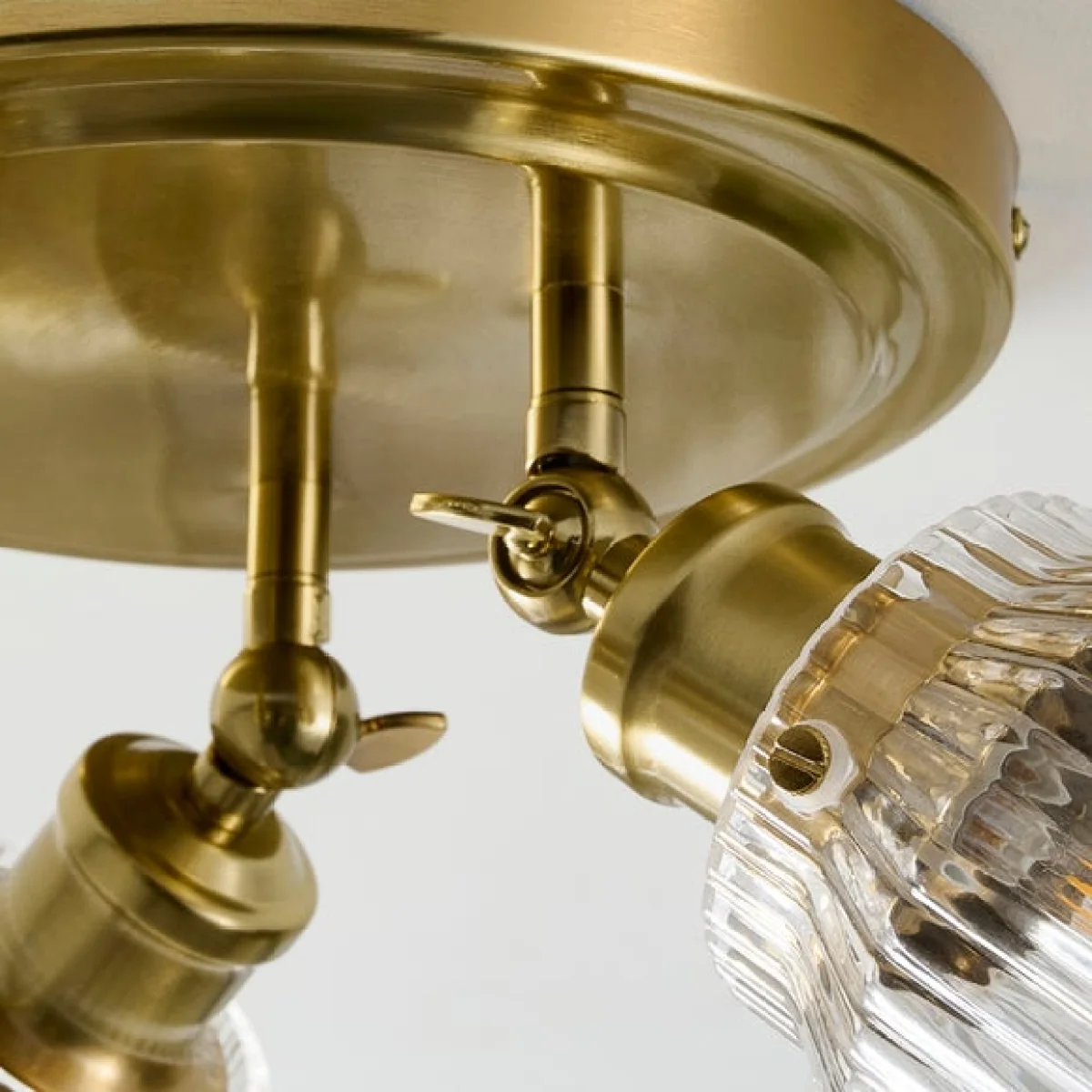 Tobias Industrial Ribbed 3 Light Adjustable Semi Flush Spotlight – image 4