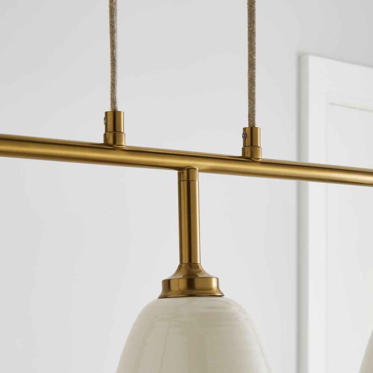 Churchgate Harby 3 Light Ceiling Fitting White – image 3