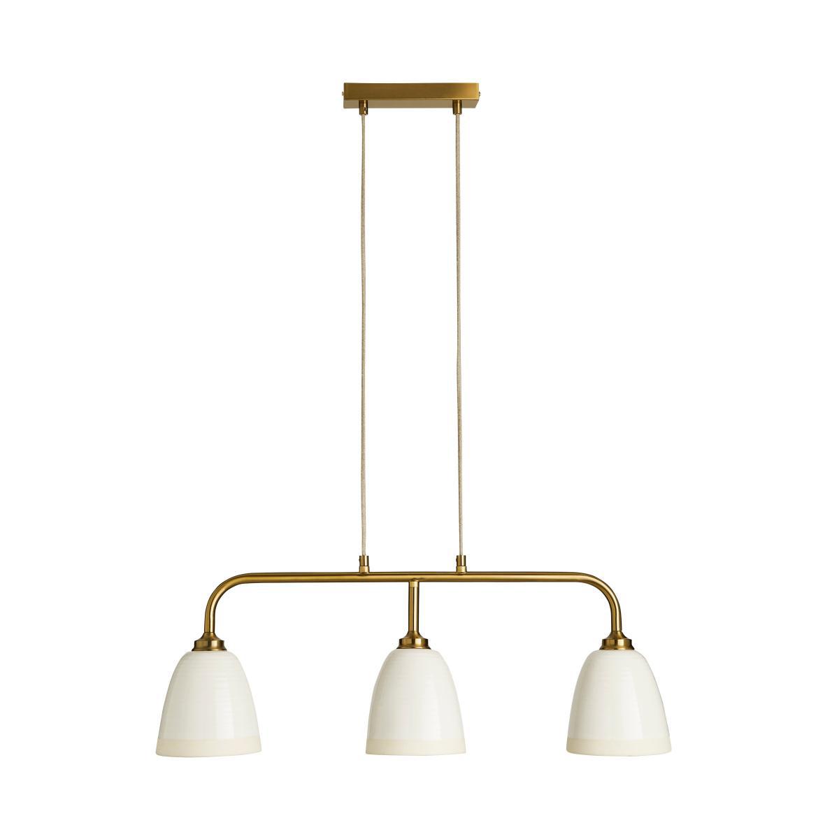 Churchgate Harby 3 Light Ceiling Fitting White – image 5