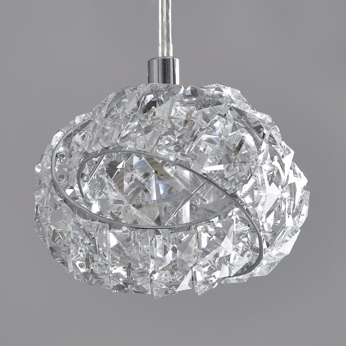 Cecilie 5 Light Cluster Ceiling Fitting Silver – image 4