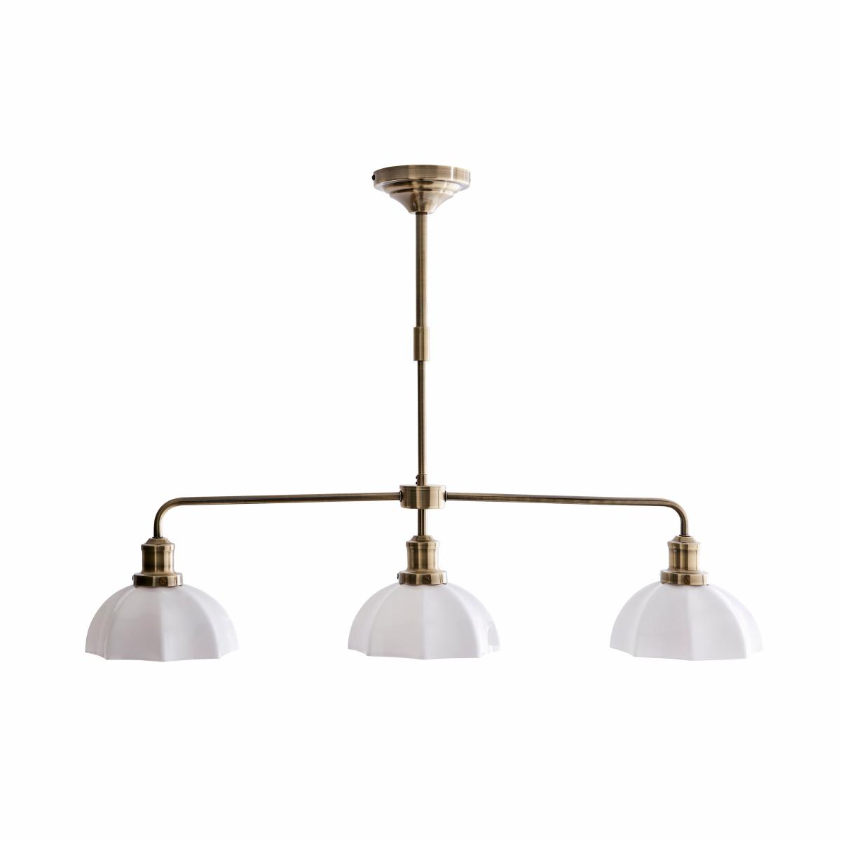 Hartfield 3 Light Diner Ceiling Fitting White – image 4
