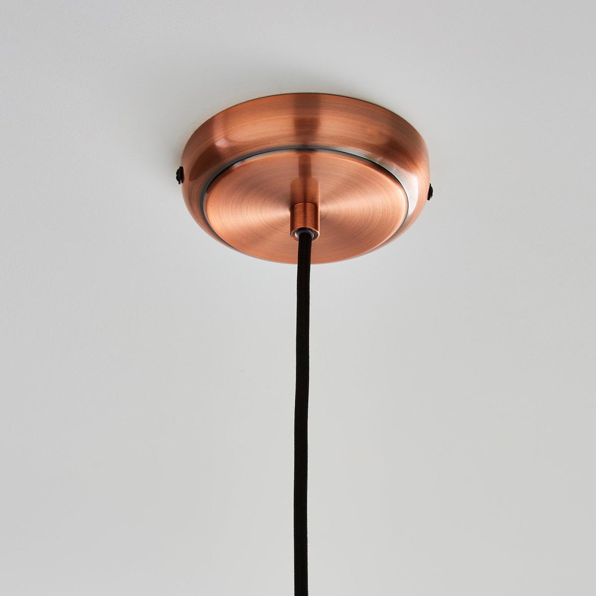 Hunter Copper Ceiling Fitting Grey – image 4