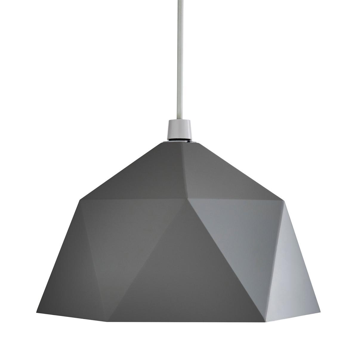 Lily Geometric Easy Fit Pendant Grey Grey – image 4