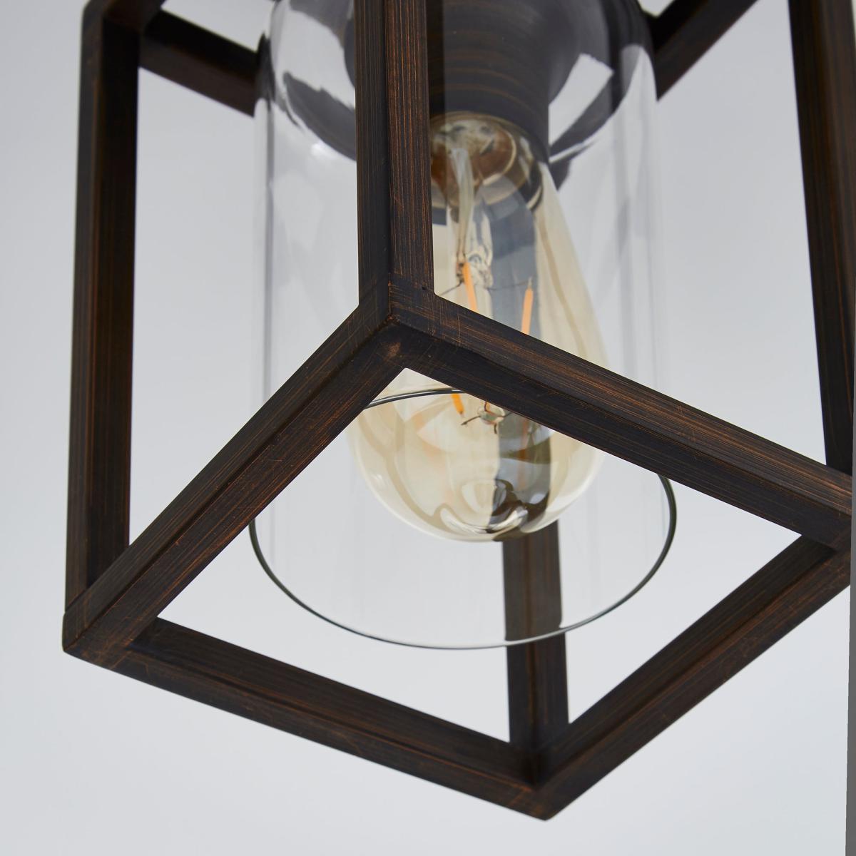 London Flush Ceiling Fitting Brown – image 3
