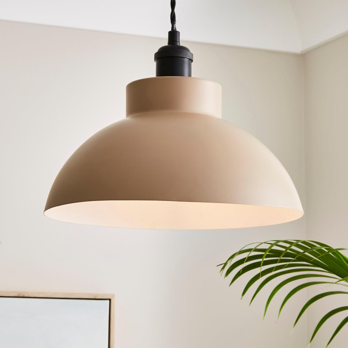 Barque Metal Pendant Light Pebble – image 1