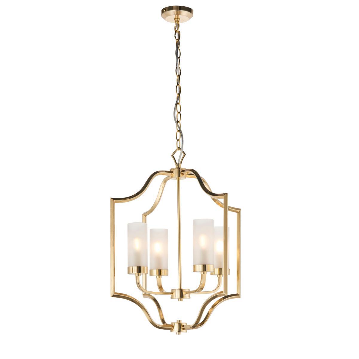 Vogue Edrea 4 Light Ceiling Fitting Brass Yellow – image 2