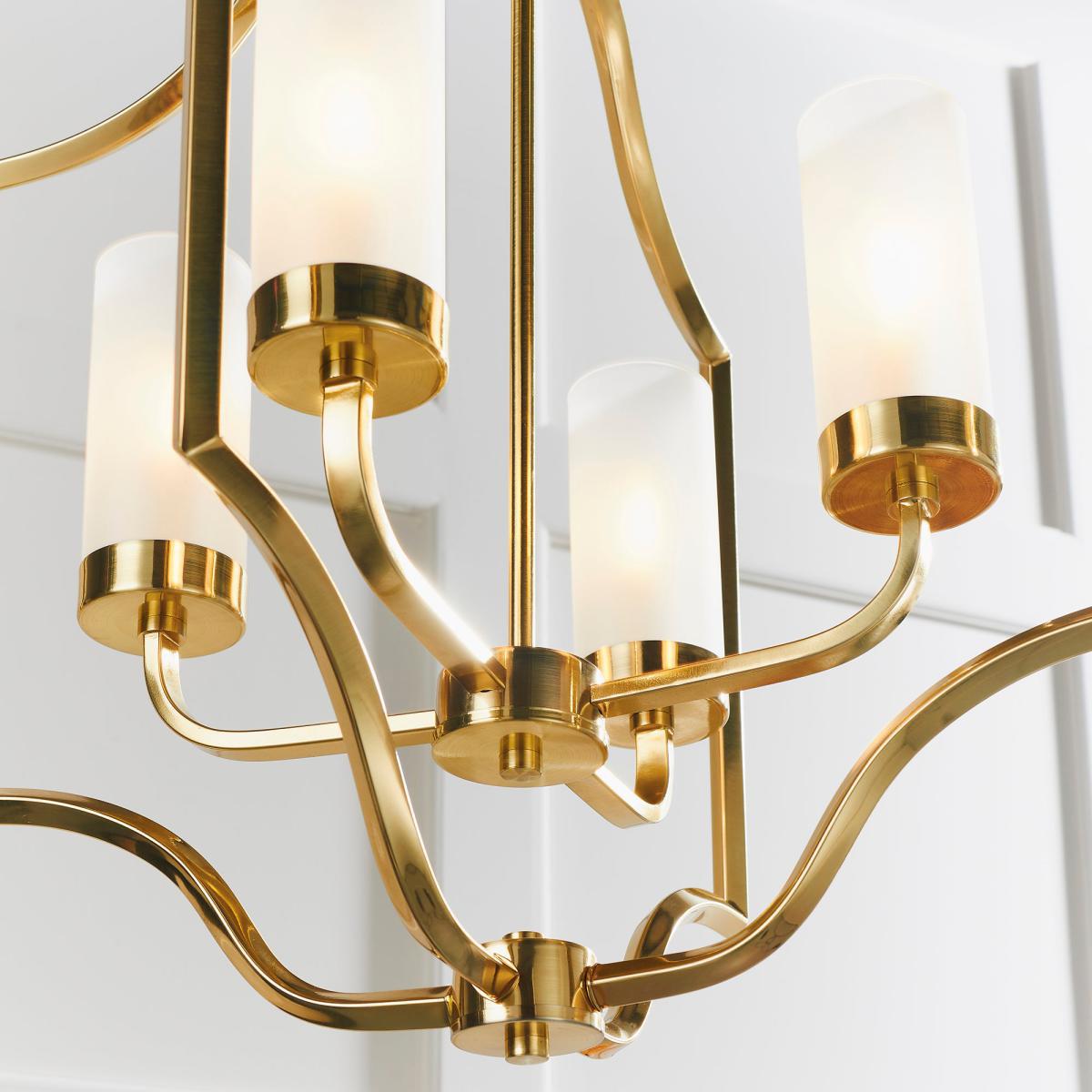 Vogue Edrea 4 Light Ceiling Fitting Brass Yellow – image 5