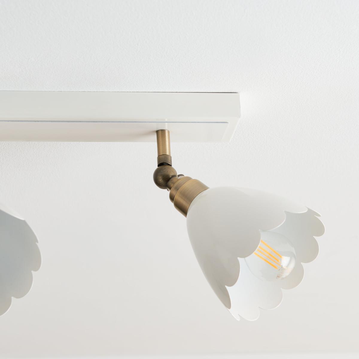 Remi Scalloped 4 Light Adjustable Spotlight Bar – image 4