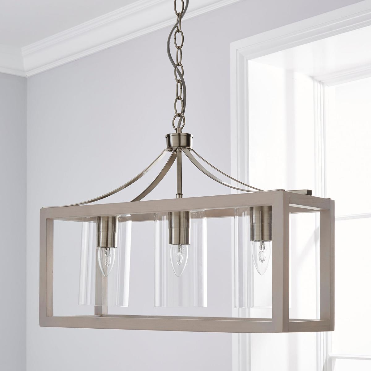 Tove Wooden 3 Light Ceiling Fitting Grey – image 2