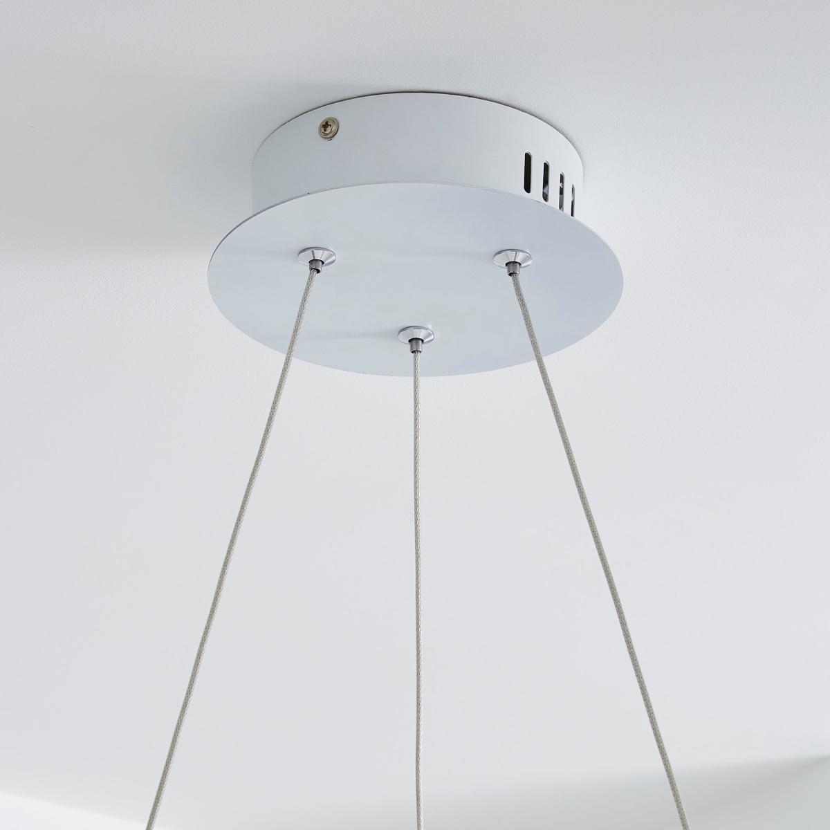 Erika White LED Large Wrap Ceiling Fitting White – image 4