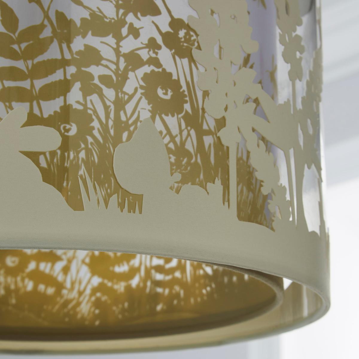 Woodland Layered 30cm Drum Ivory Shade Cream (Natural) – image 3