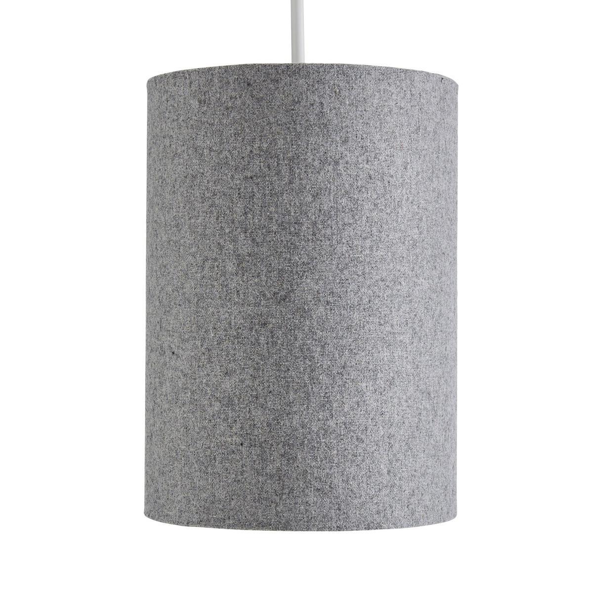 Marl Felt 18cm Grey Cylinder Shade Grey – image 4