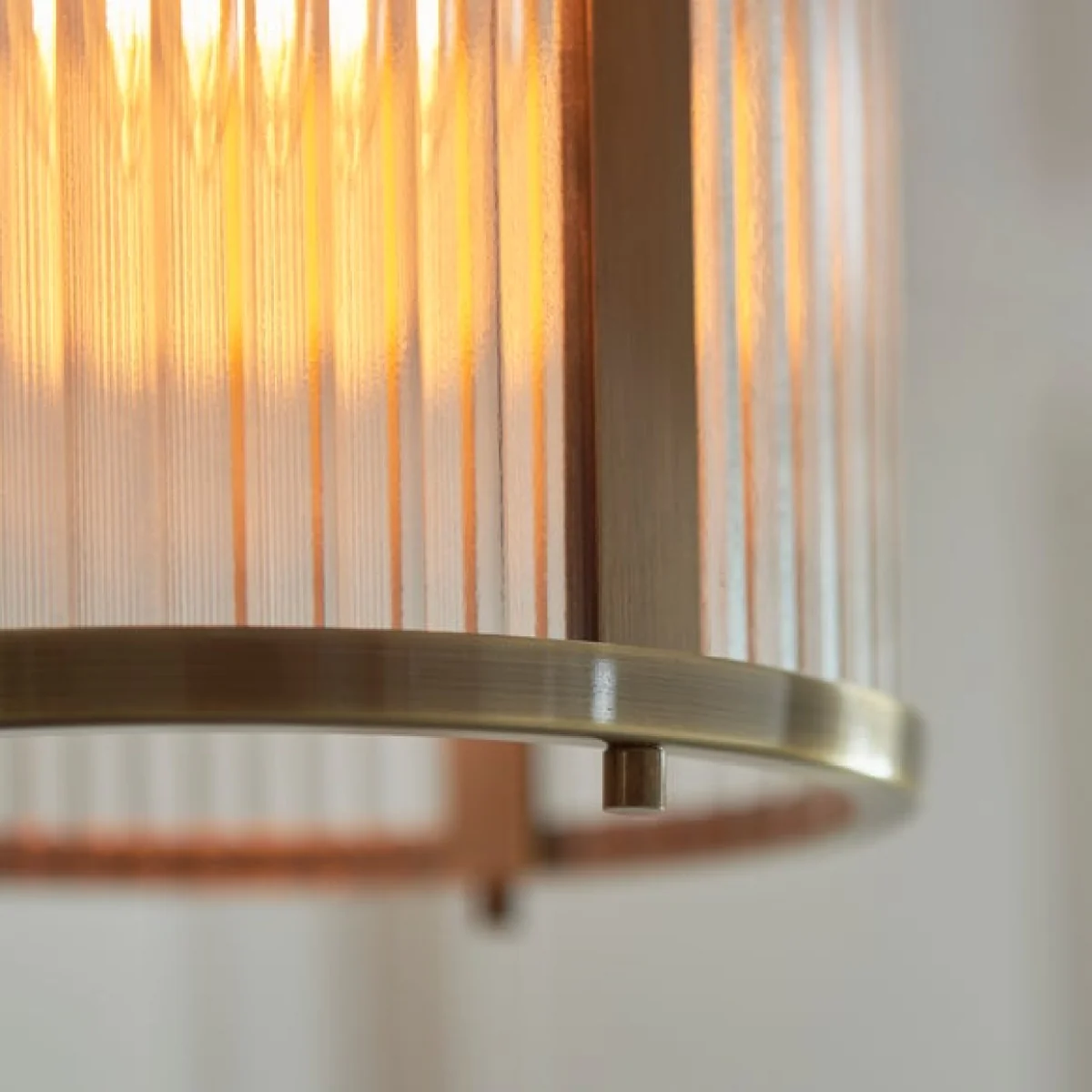 Vogue Hadley Ribbed Adjustable Pendant Light – image 2