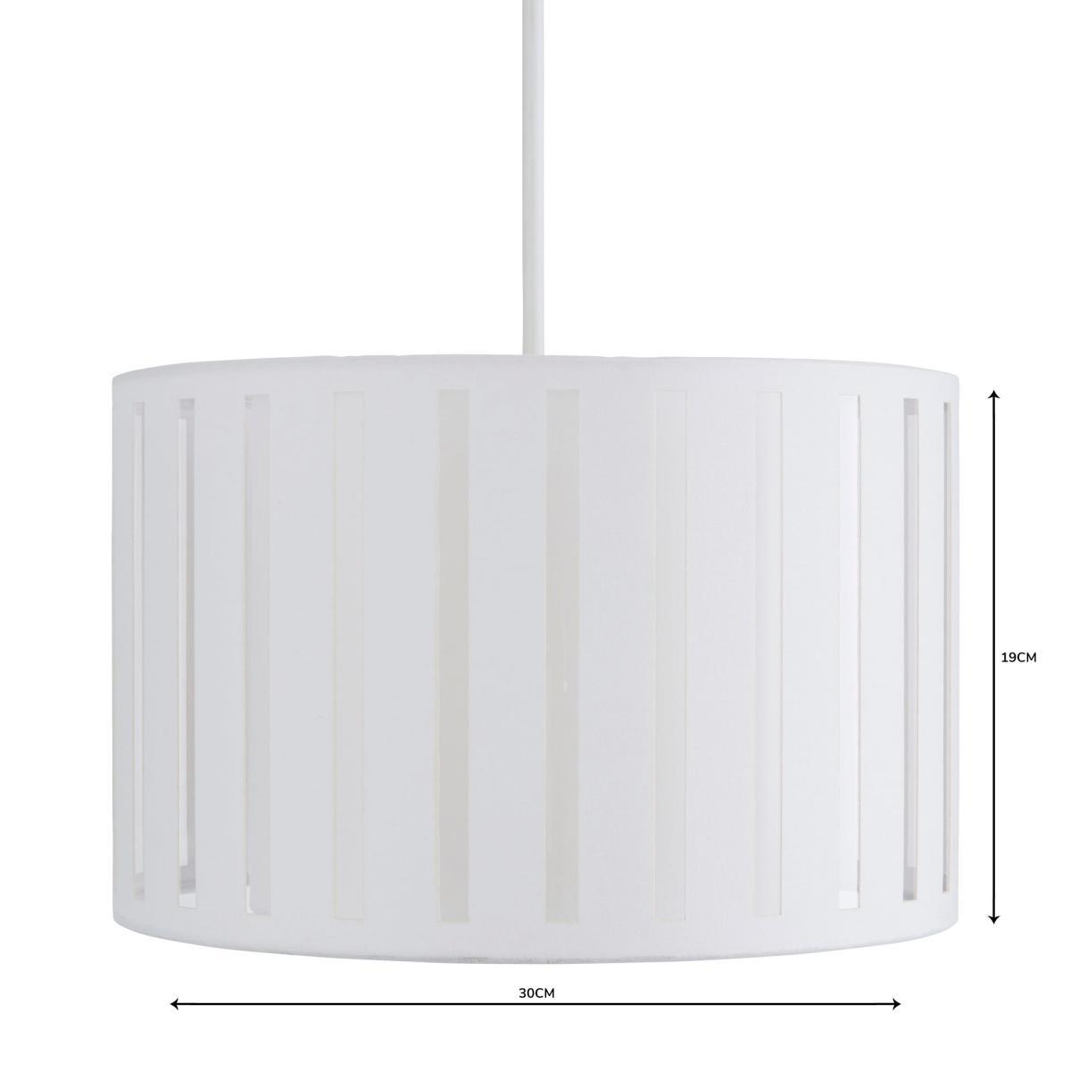 Ellon 30cm Drum Ivory Shade Cream – image 4