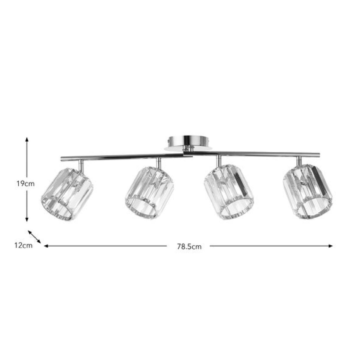 Dallas 4 Light Adjustable Spotlight – image 6