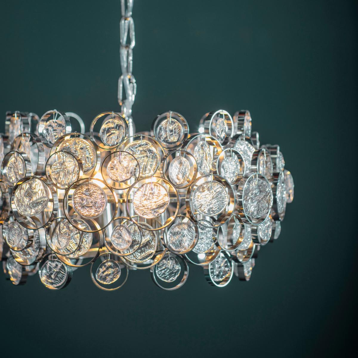 Vogue Ayla 8 Light Diner Ceiling Light Clear – image 3