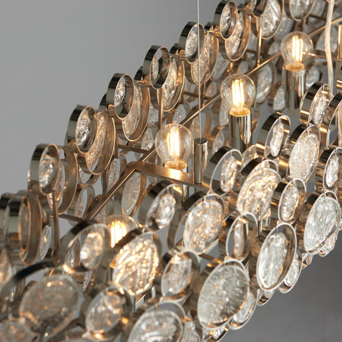 Vogue Ayla 8 Light Diner Ceiling Light Clear – image 4