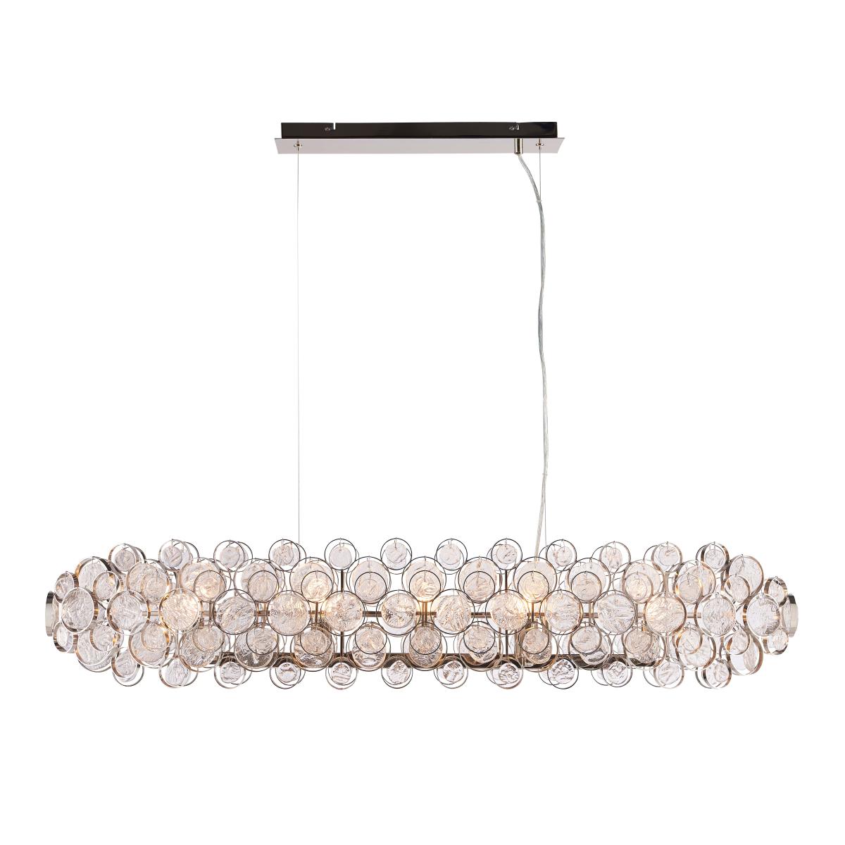 Vogue Ayla 8 Light Diner Ceiling Light Clear – image 6