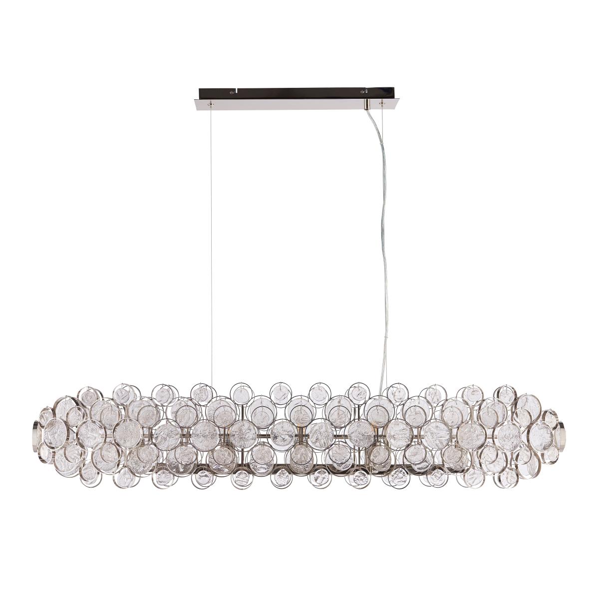 Vogue Ayla 8 Light Diner Ceiling Light Clear – image 7