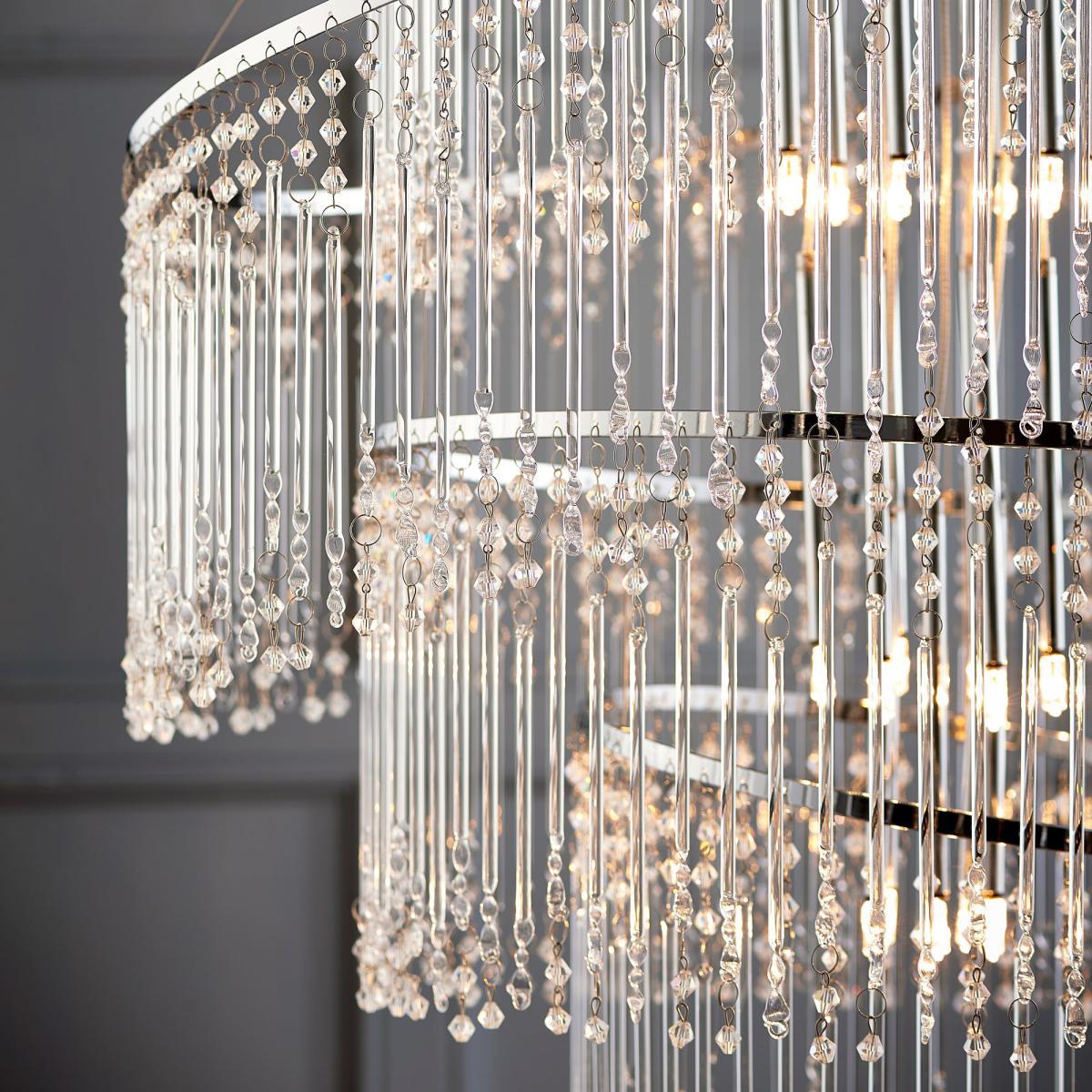 Vogue Camille 24 Light 73cm Chandelier Chrome – image 2