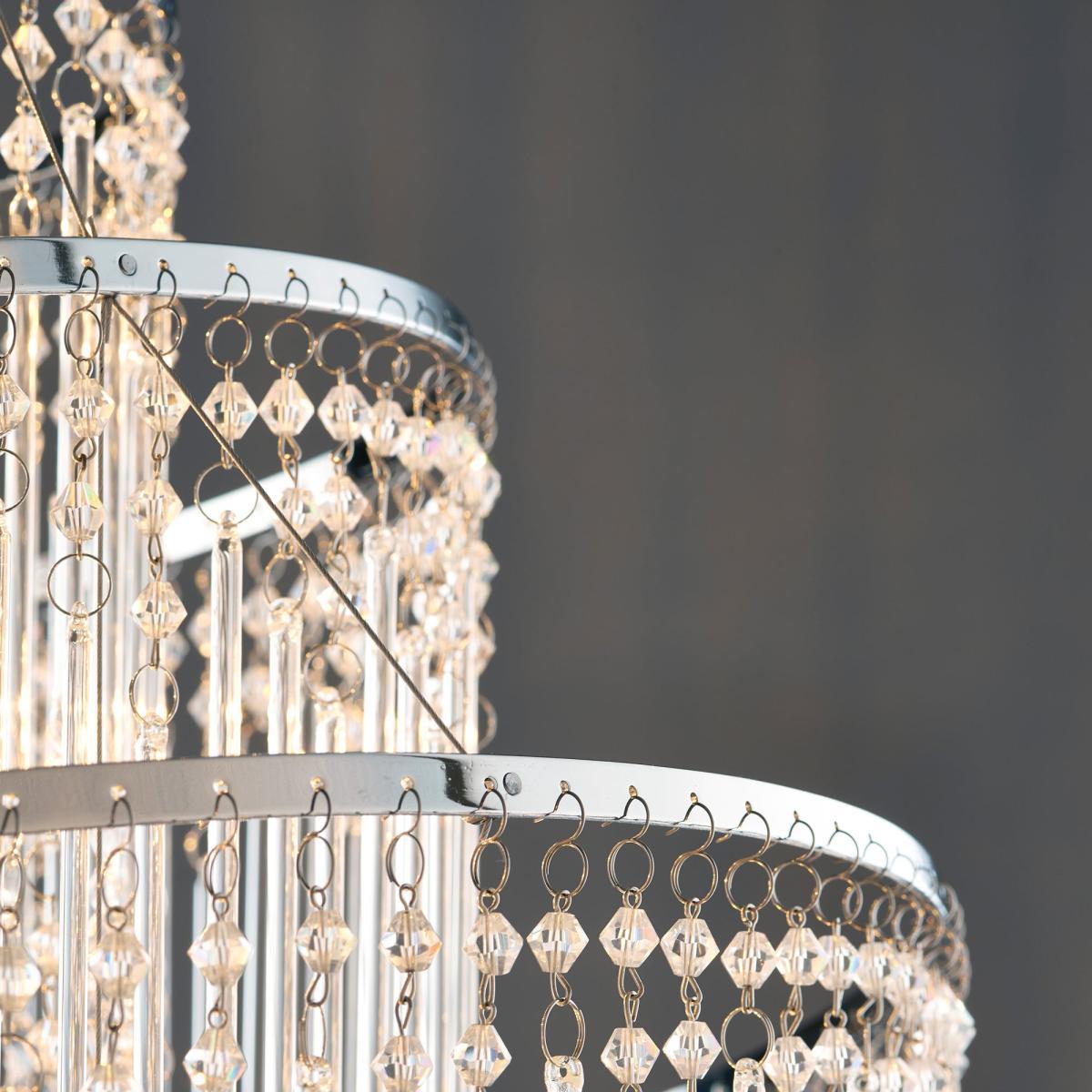Vogue Camille 24 Light 73cm Chandelier Chrome – image 6