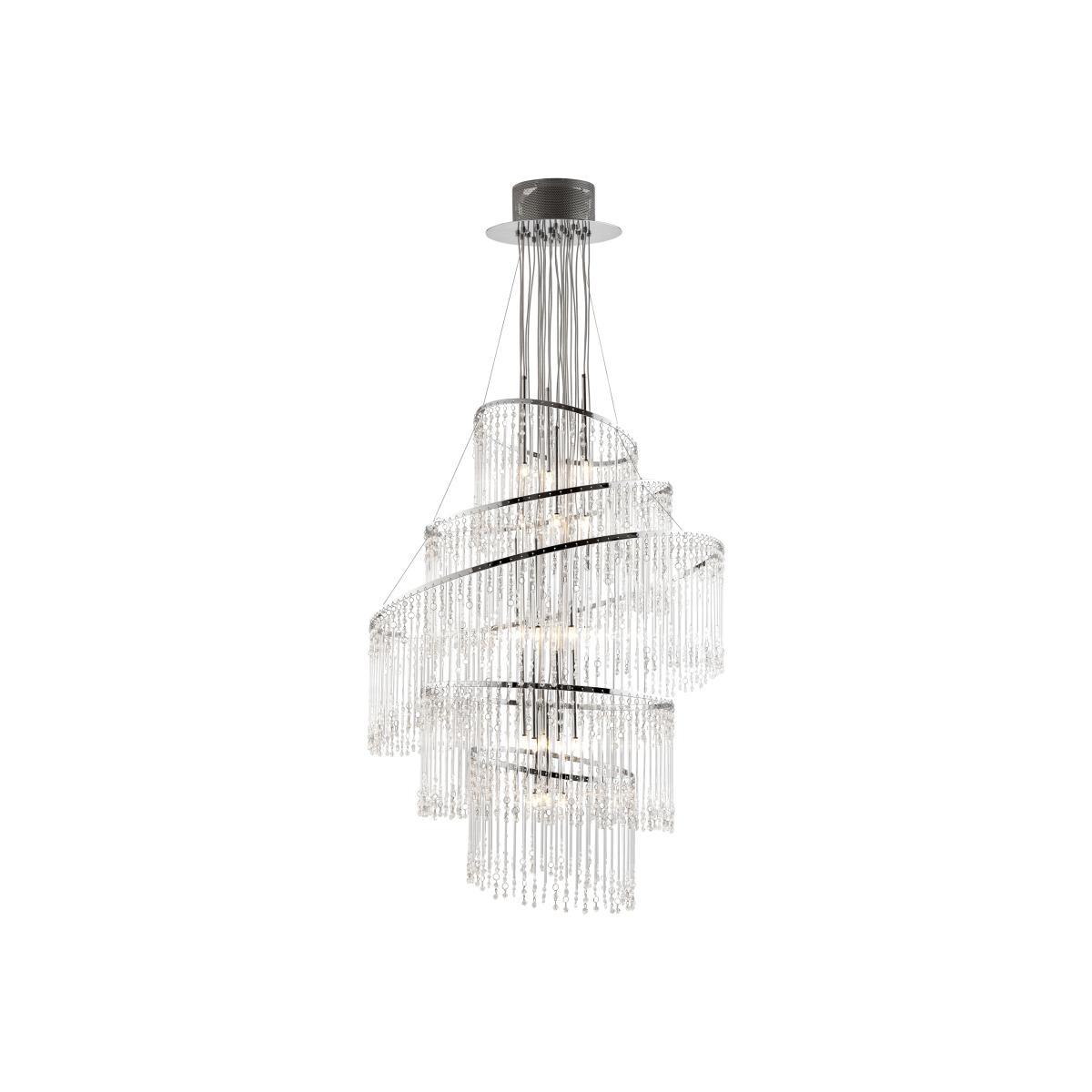 Vogue Camille 24 Light 73cm Chandelier Chrome – image 1