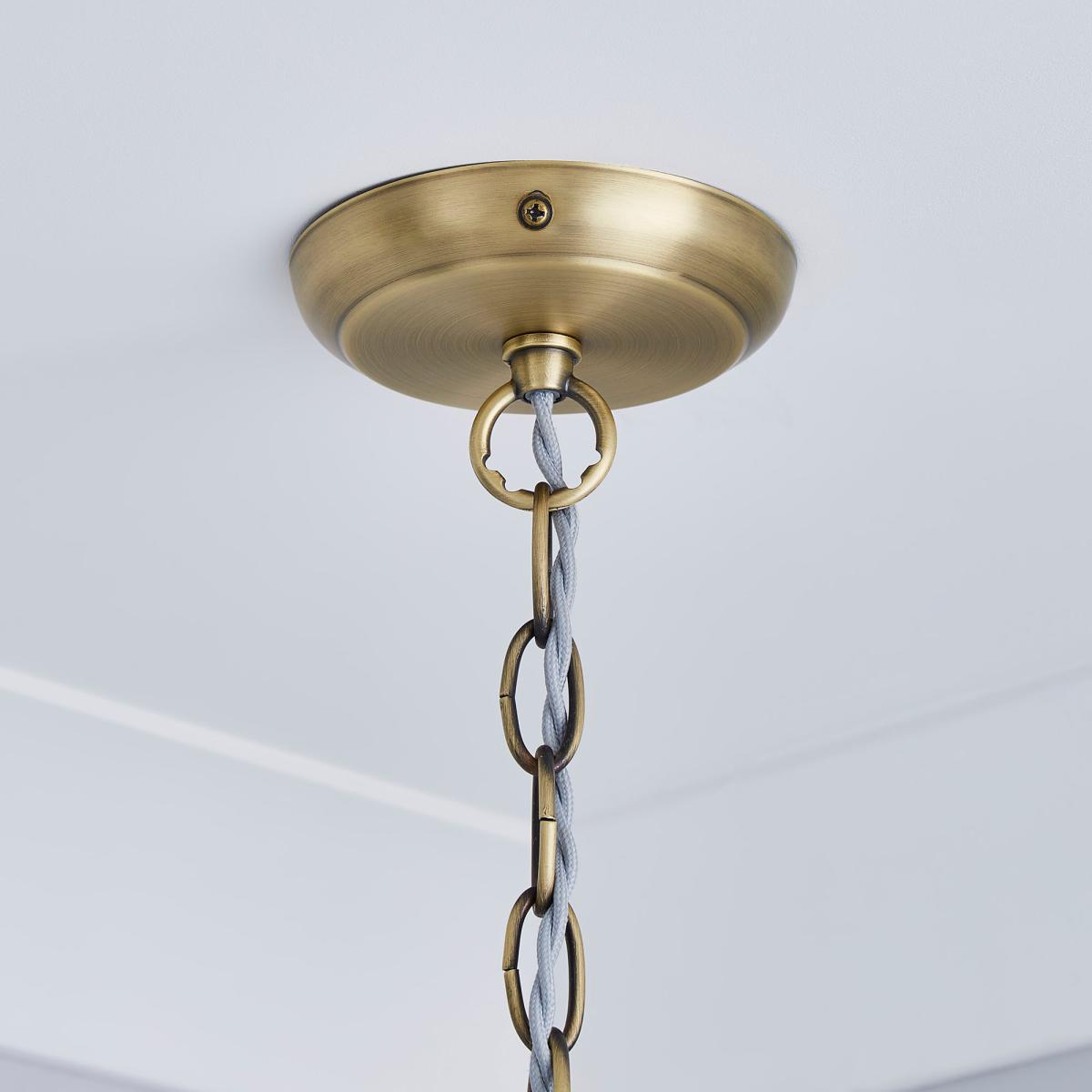 Kalix 2 Light Mesh Black Gold Ceiling Fitting Black – image 4