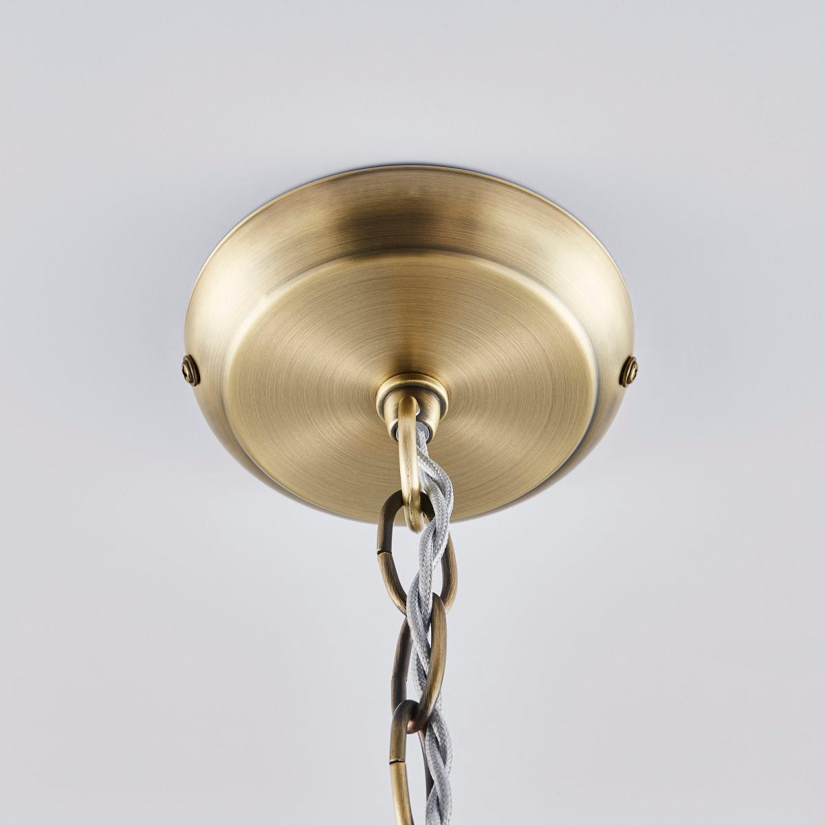 Kalix 2 Light Mesh Black Gold Ceiling Fitting Black – image 5