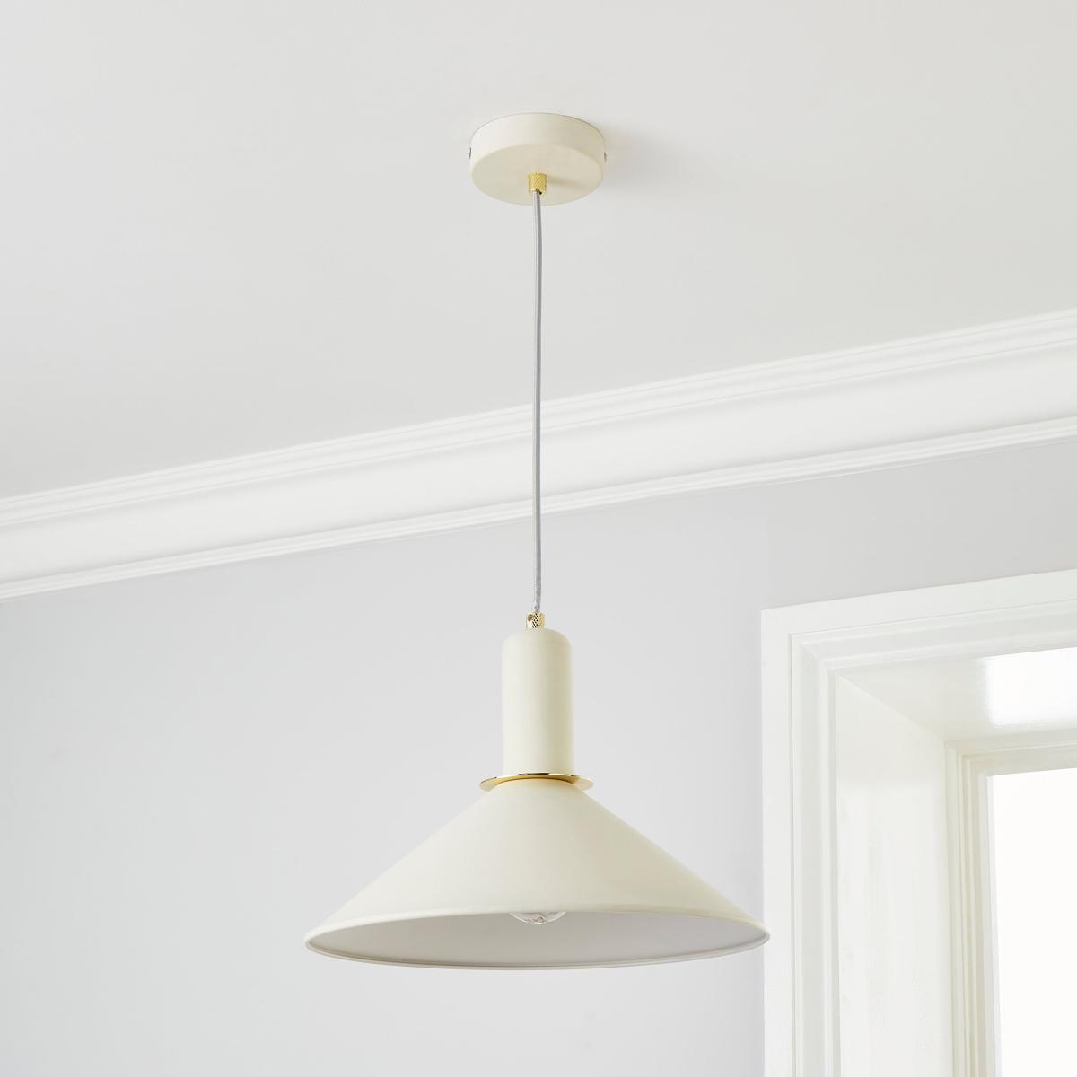 Corben 1 Light Pendant Ceiling Fitting Gold – image 2