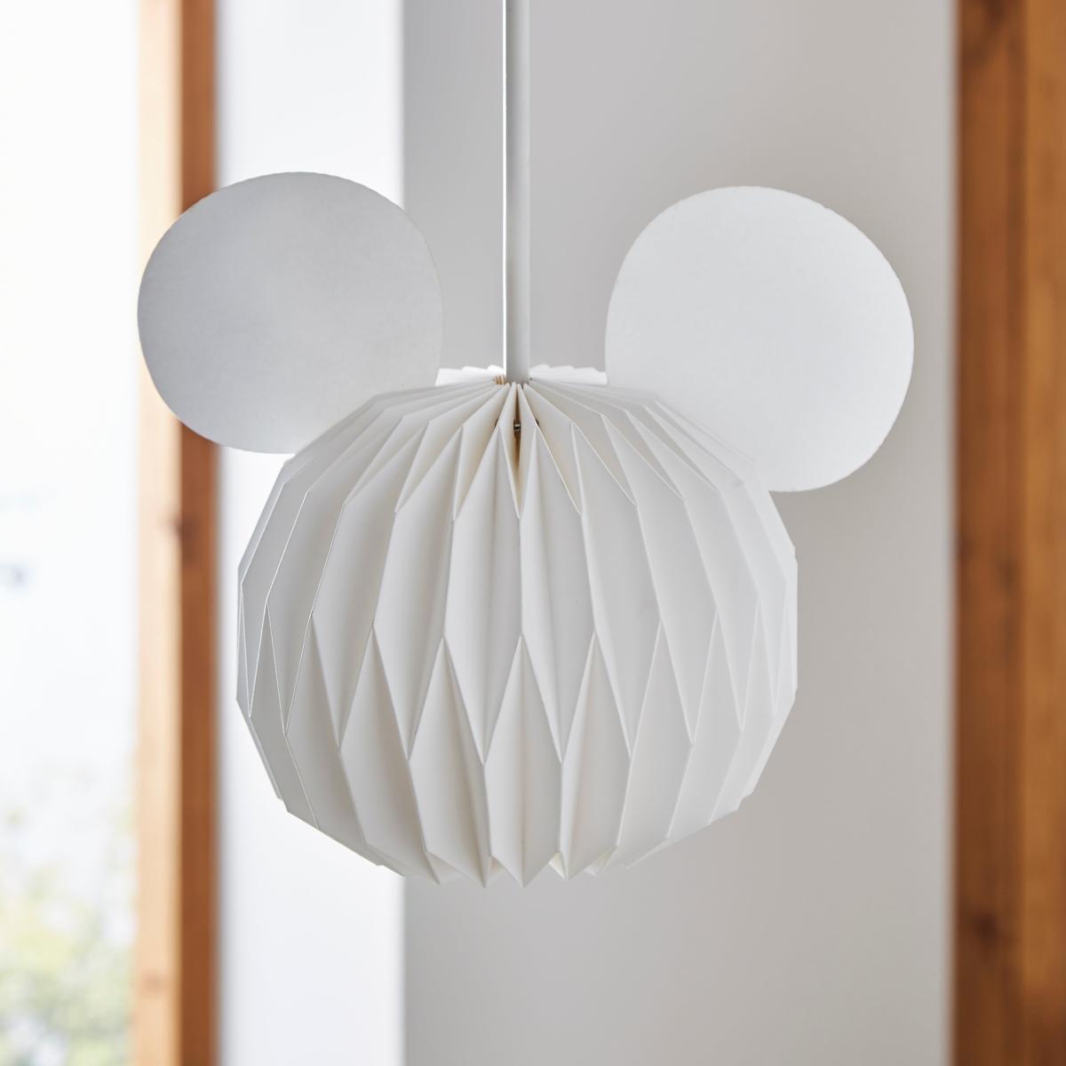 Disney Mickey Mouse Origami Small Easy Fit Pendant White – image 2