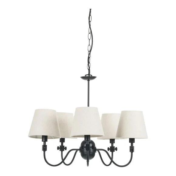 Pacific Lifestyle Ari Metal Curved 5 Arm Pendant Fitting – image 7